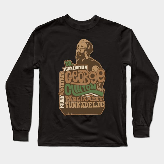 George Clinton - Tribute to the P-Funk Master! Long Sleeve T-Shirt by Boogosh